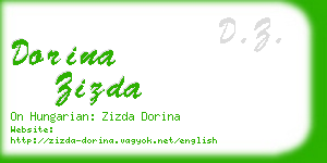 dorina zizda business card